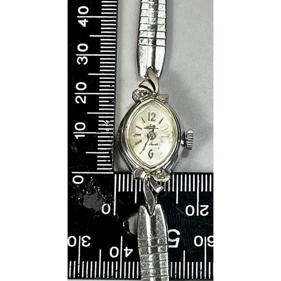 Jules Jurgensen 17 Jewels Watch Vintage, Diamonds Works, Needs Battery